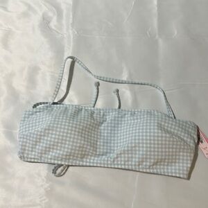 Victorias Secret Gingham Bikini‎ Top NWT